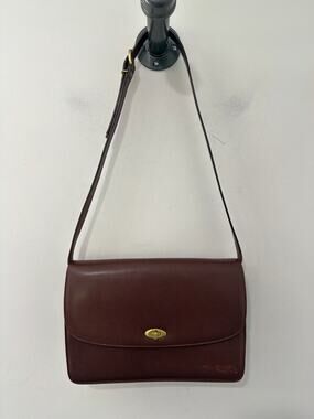 Coach Leather Crossbody Bag Brown